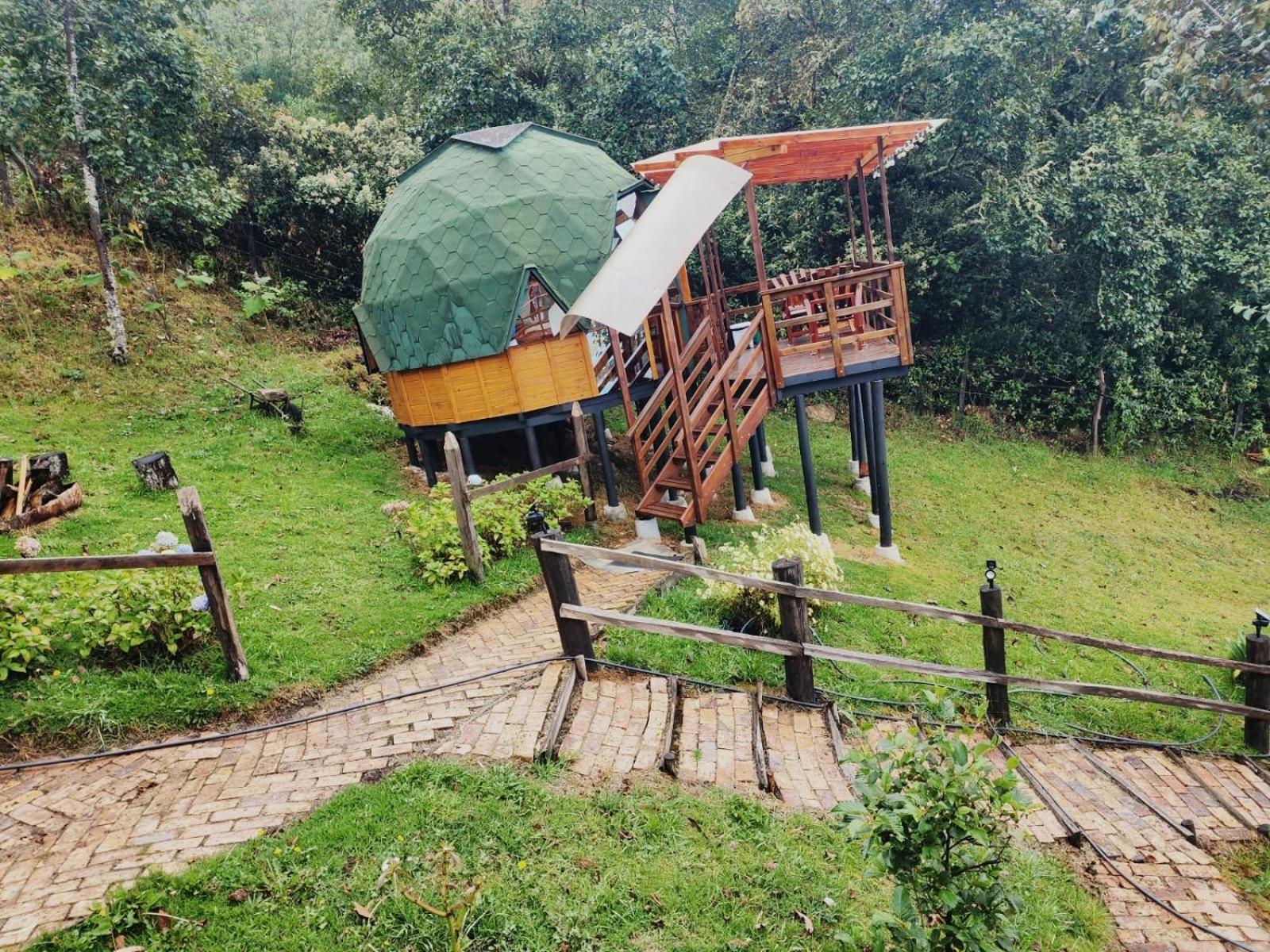 Glamping Sede Campestre Mirador De Pueblo Viejo 호텔 과타비타 외부 사진