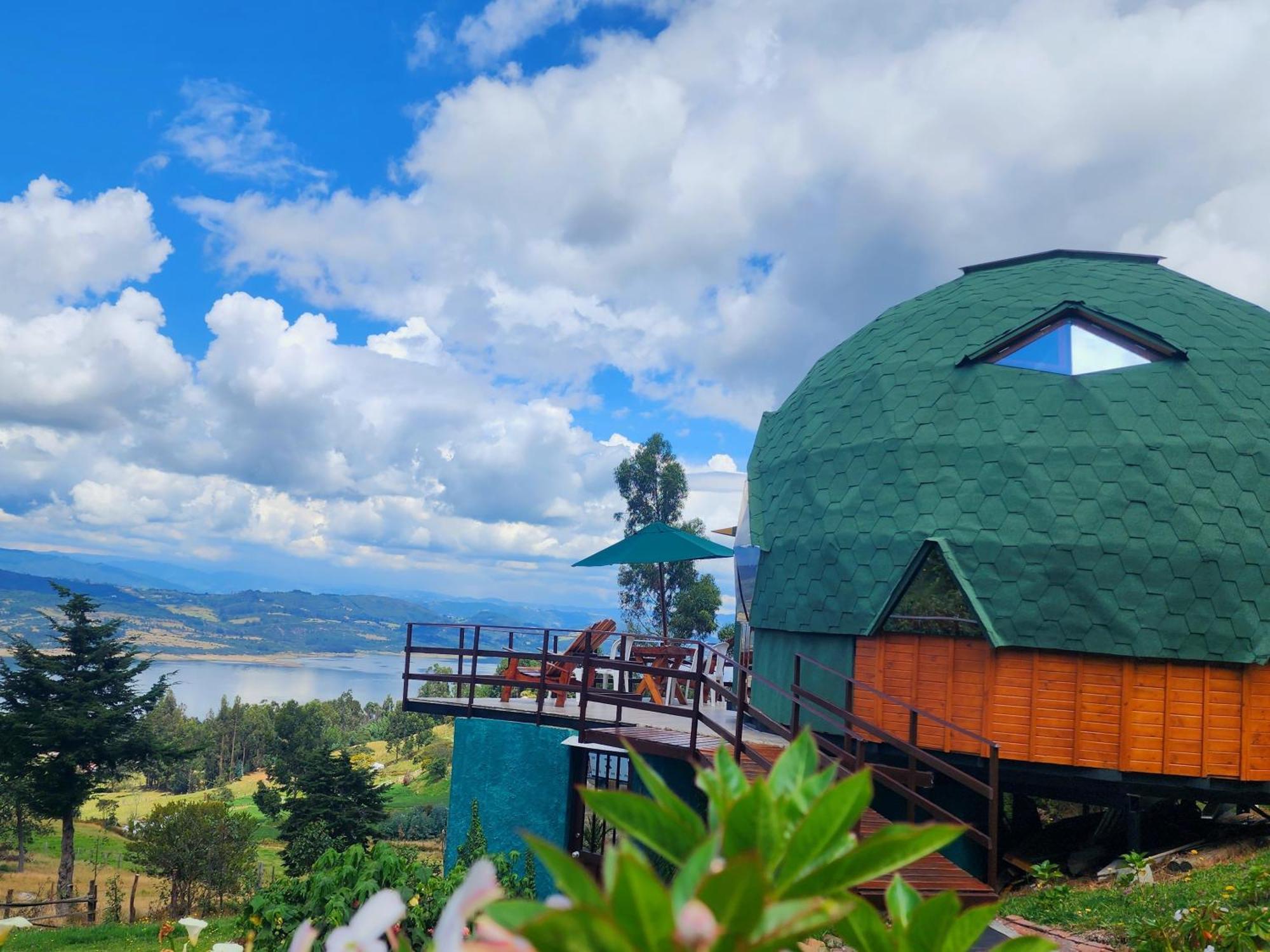 Glamping Sede Campestre Mirador De Pueblo Viejo 호텔 과타비타 외부 사진